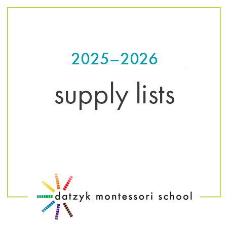 2025-2026 supply lists