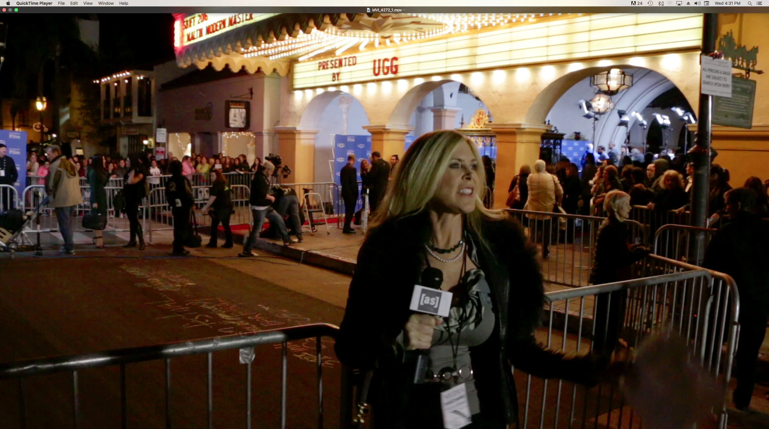 Rebecca in front of the Marquee.jpg