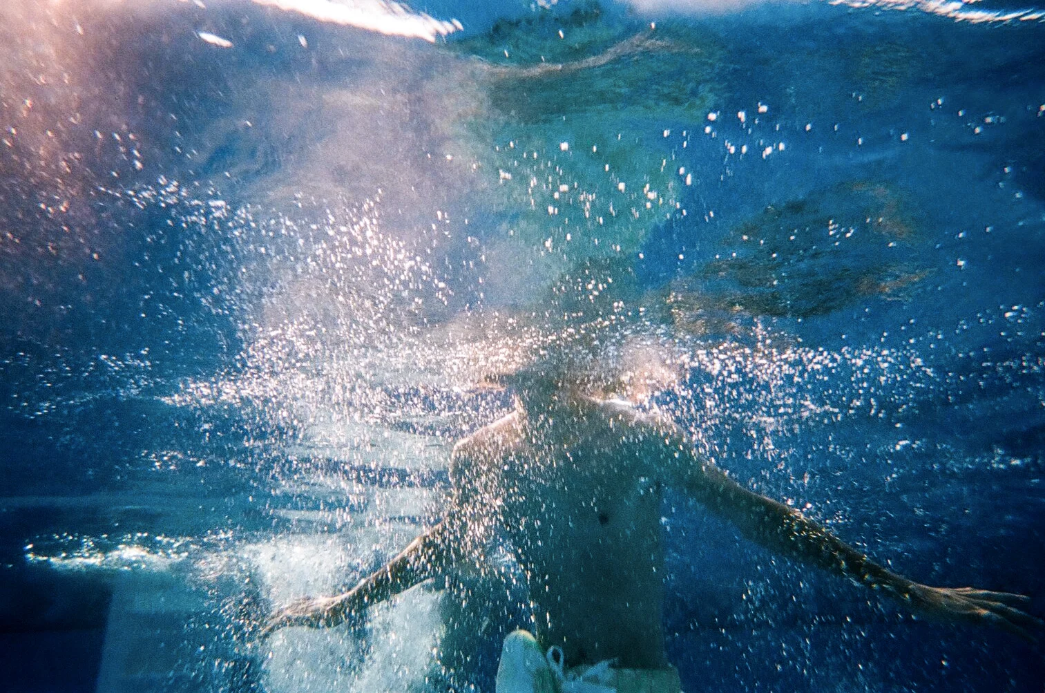 Glass // Taken with Underwater Disposable Camera