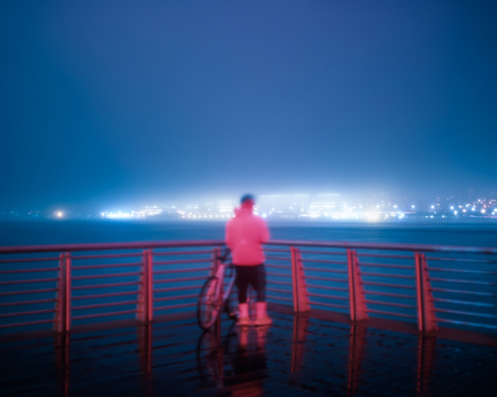  Cyclist and the Neon Sea 