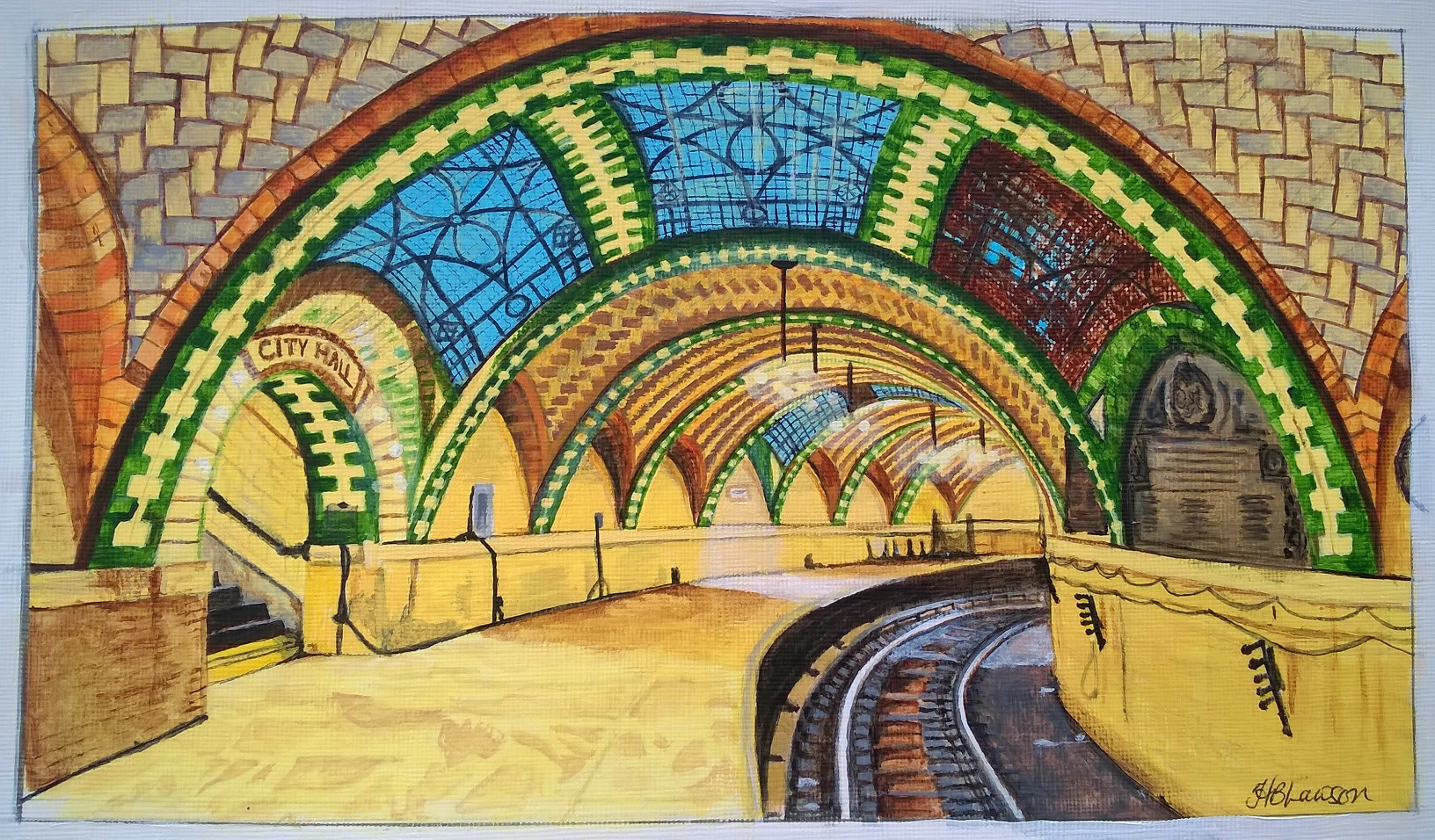 City Hall subway station New York