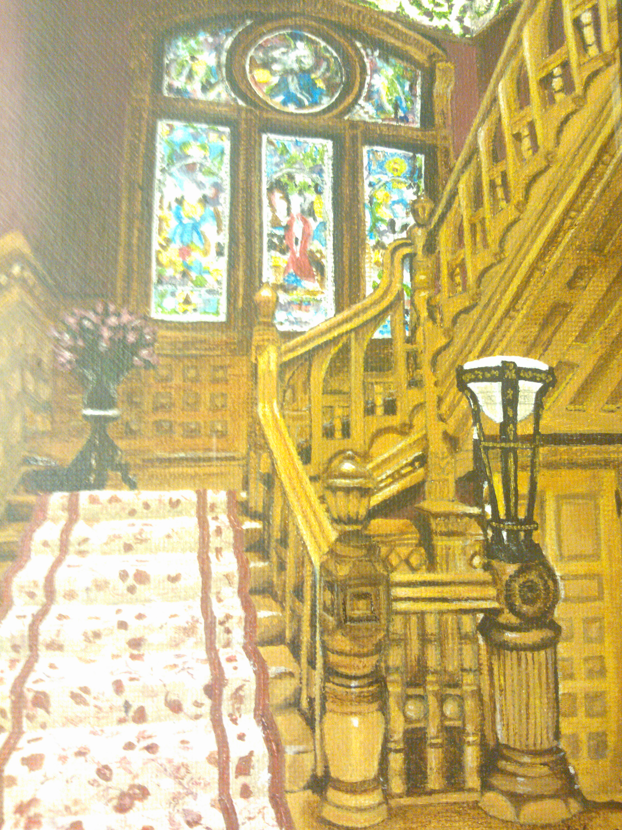 Main staircase in the Carson Mansion, Eureka CA