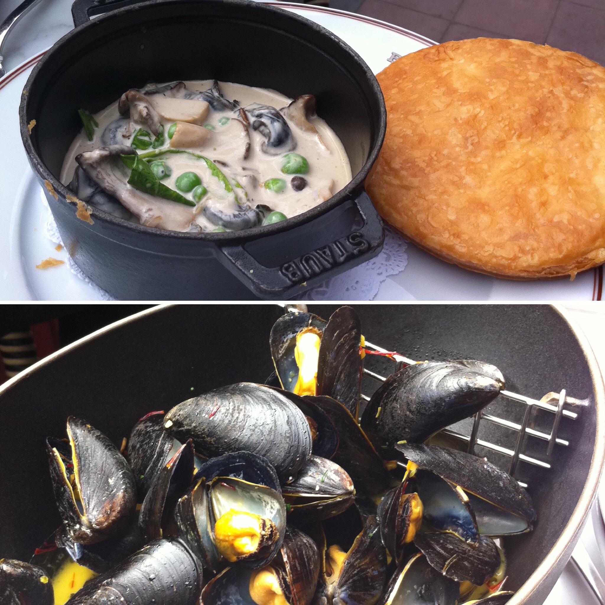 Now that's proper food in proper staub pots