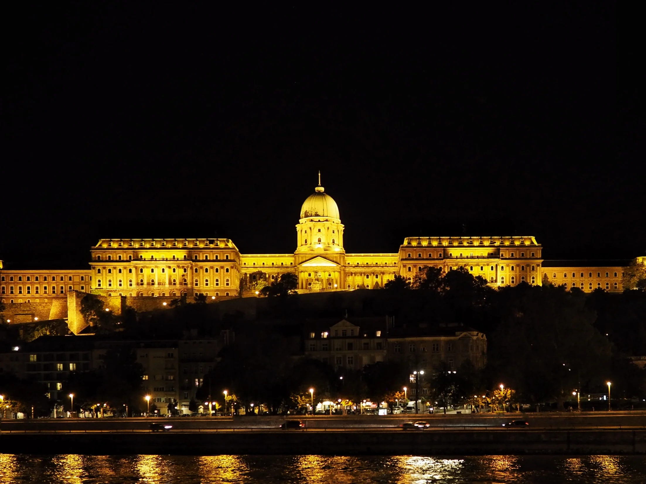 Buda Castle at night during the scenic evening cruise (PHOTo BY BIANCA BUSTOS-VELAZQUEZ)