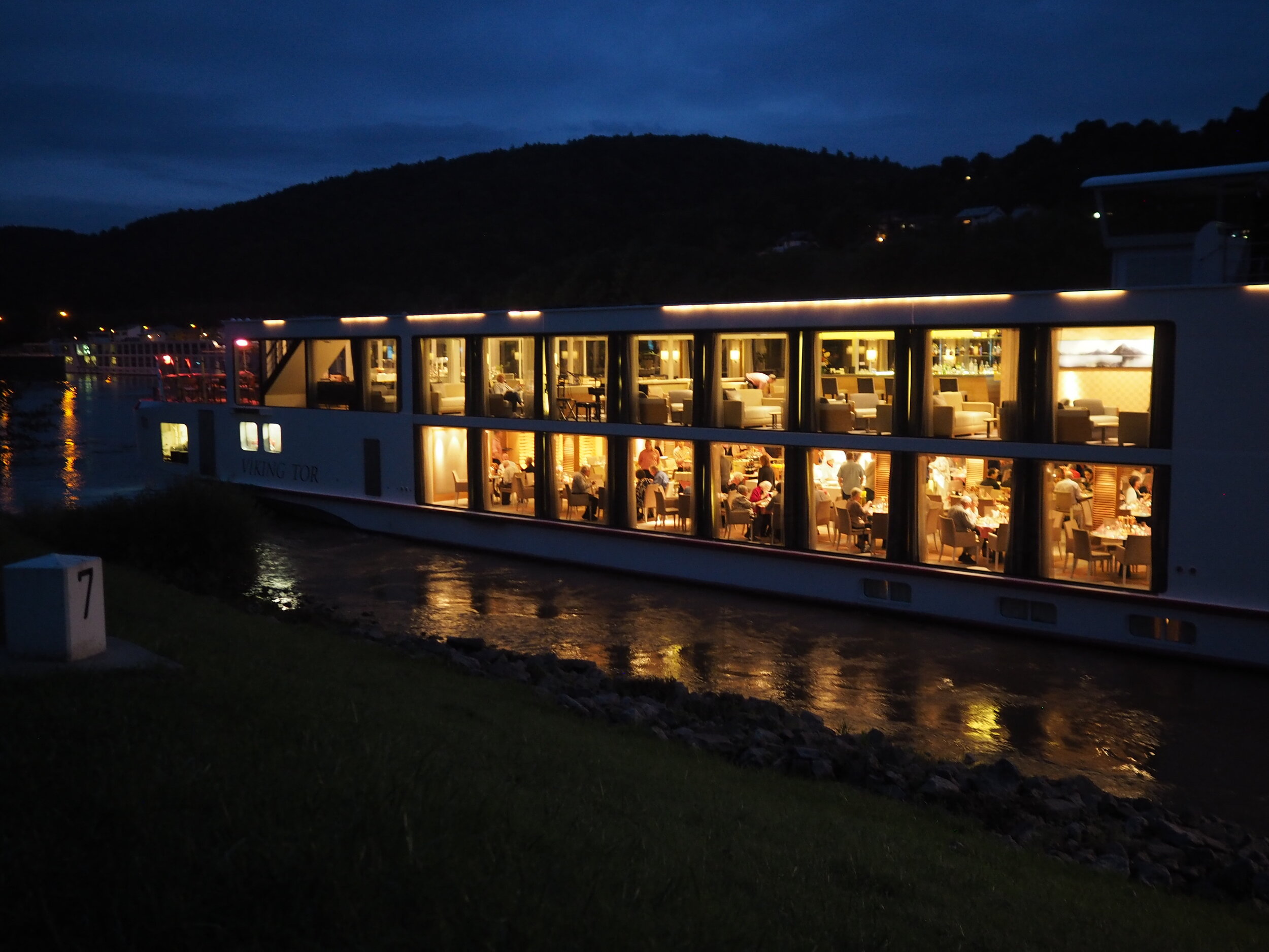 Viking Longship Tor Lounge Area and Restaurant