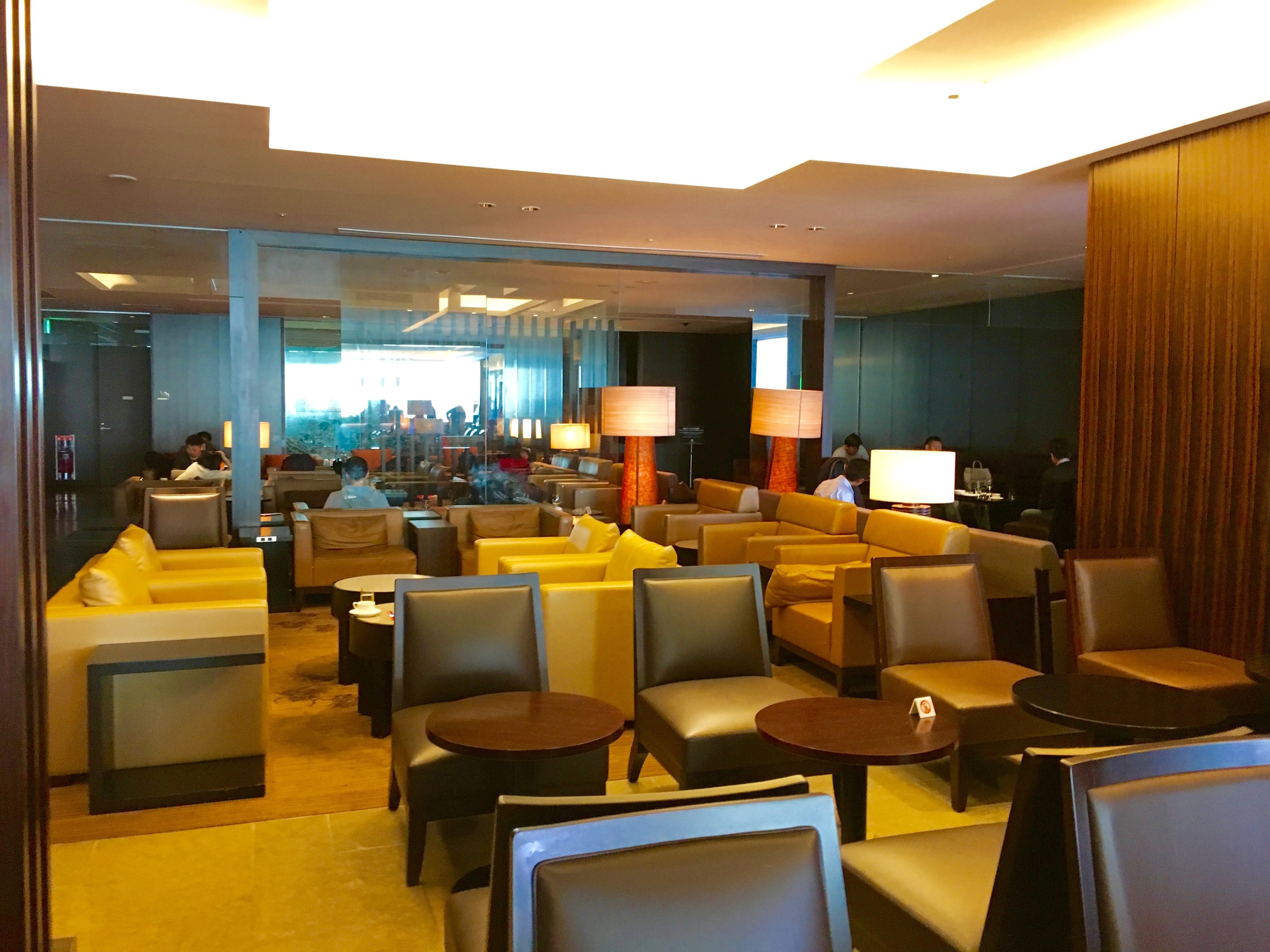 One of the seating areas