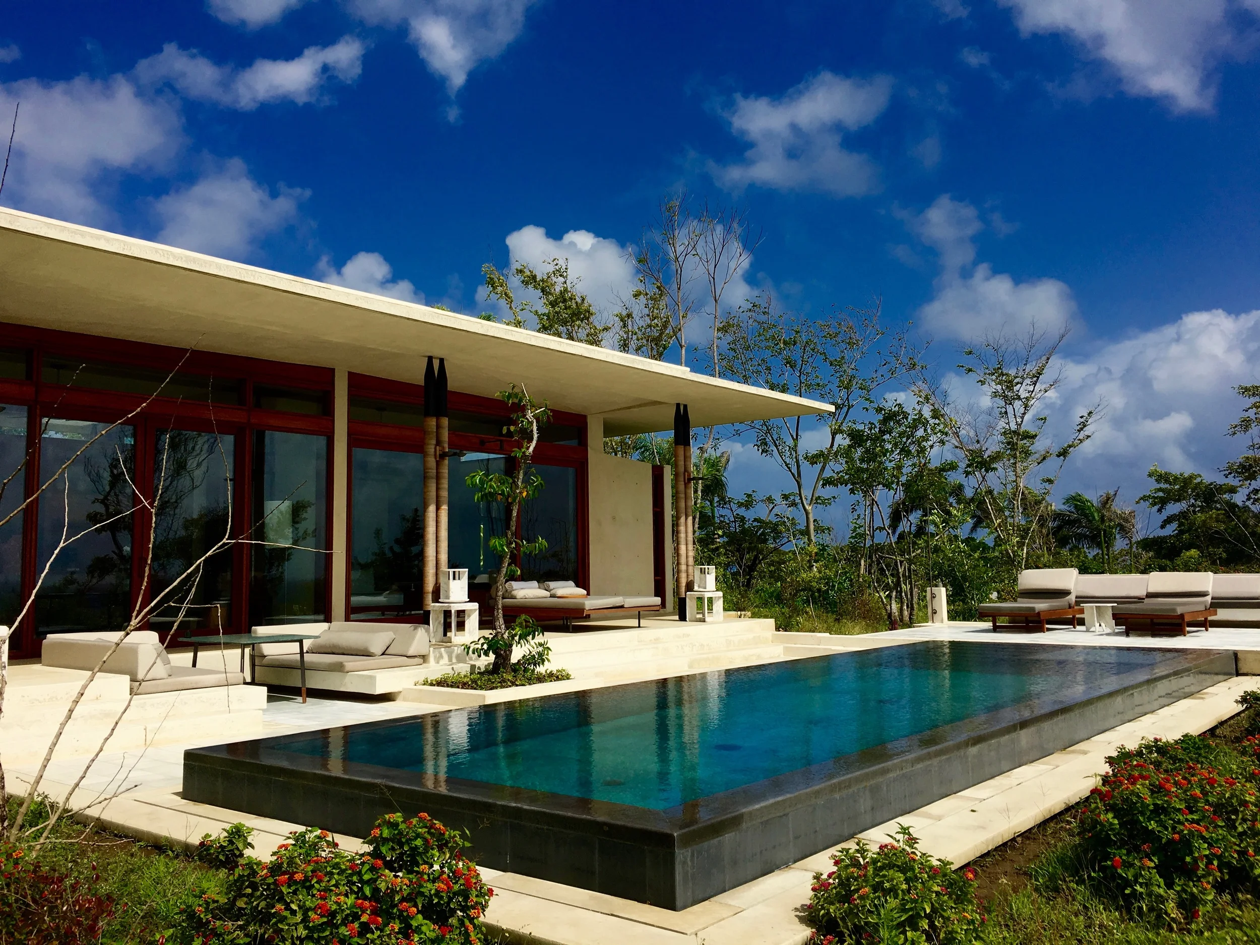 Exterior view of our Pool Casitas 