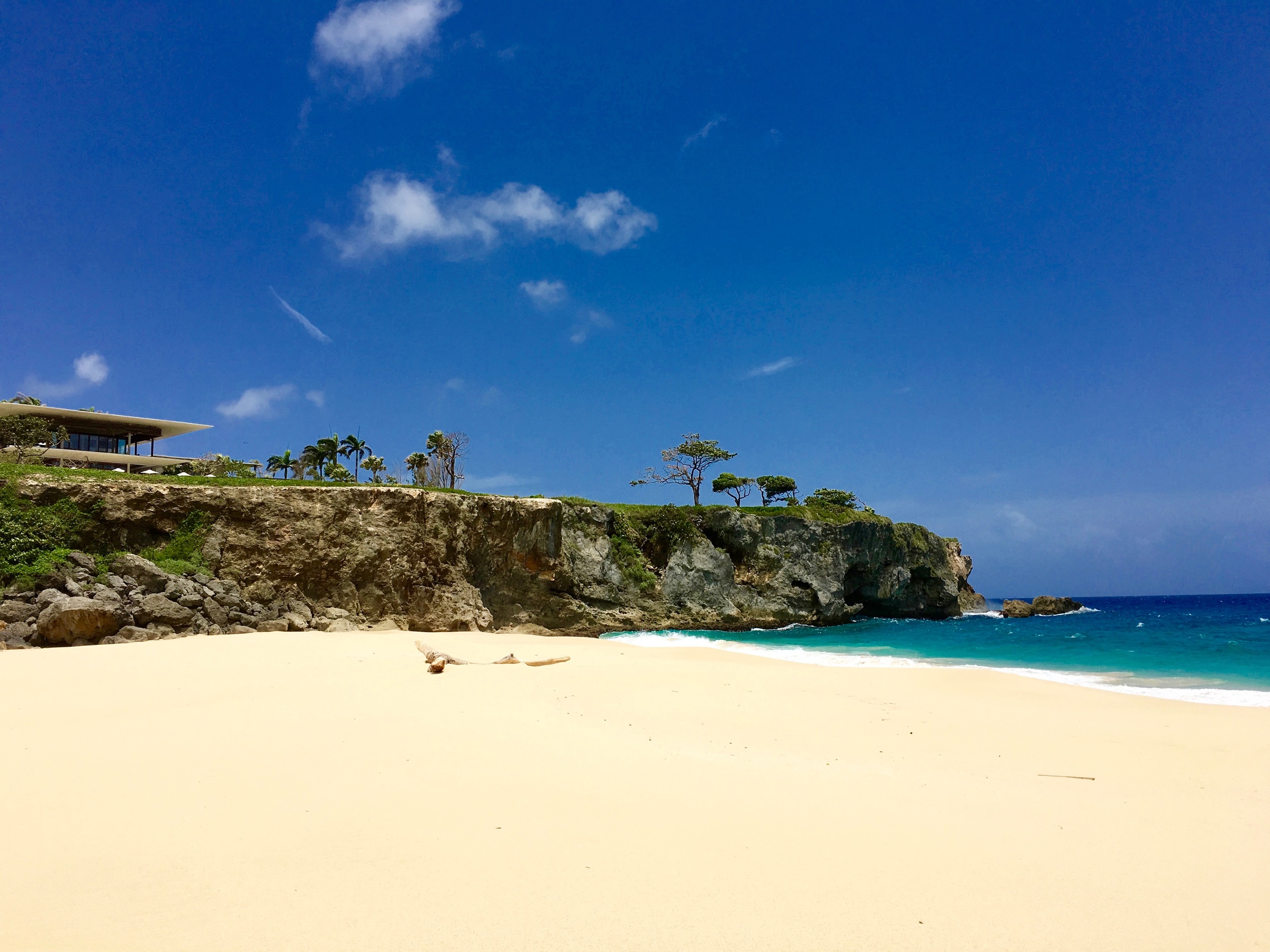 While it's no Maldives, the beach was still fantastic and extremely private. 