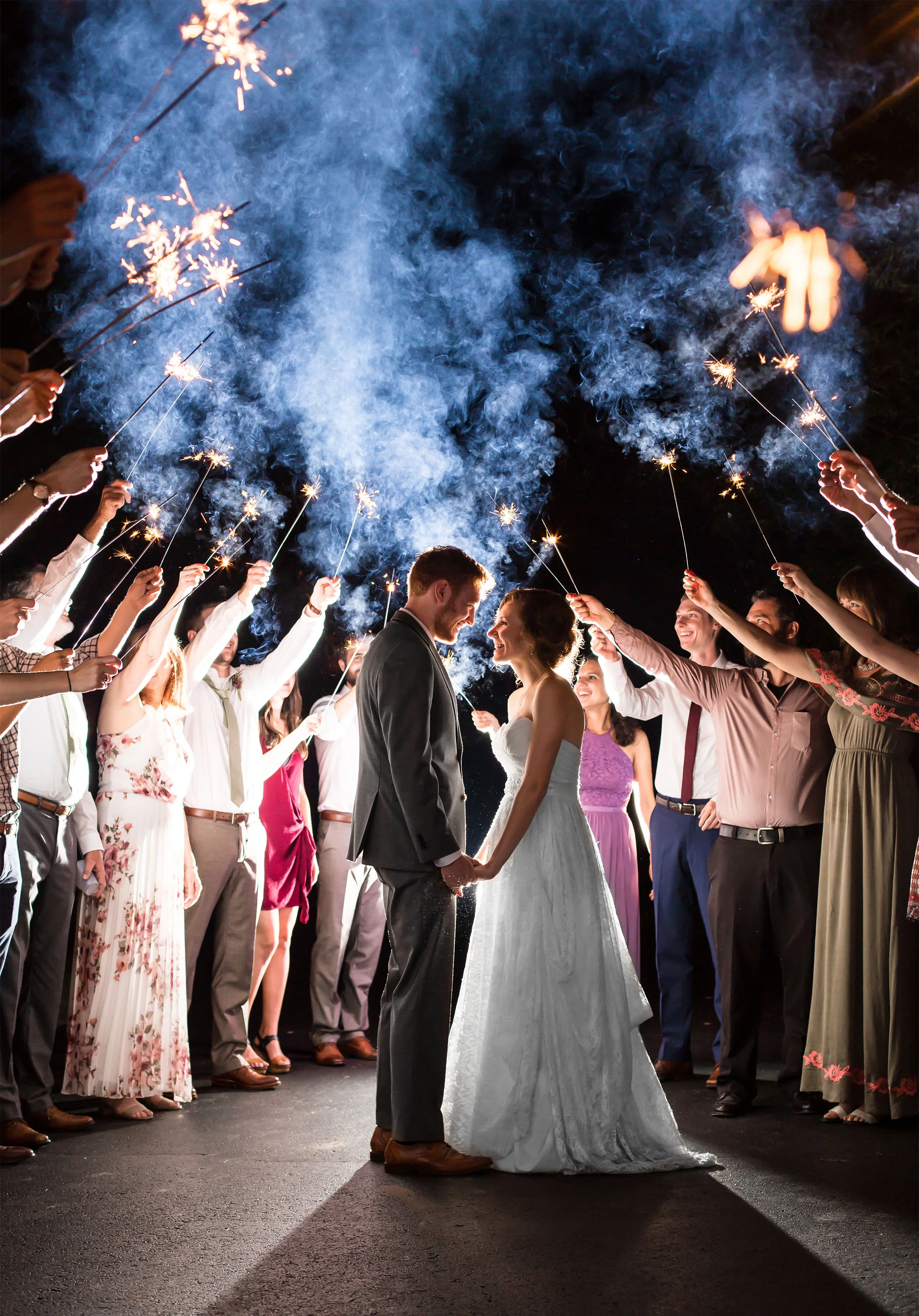Sparklers + Sendoff