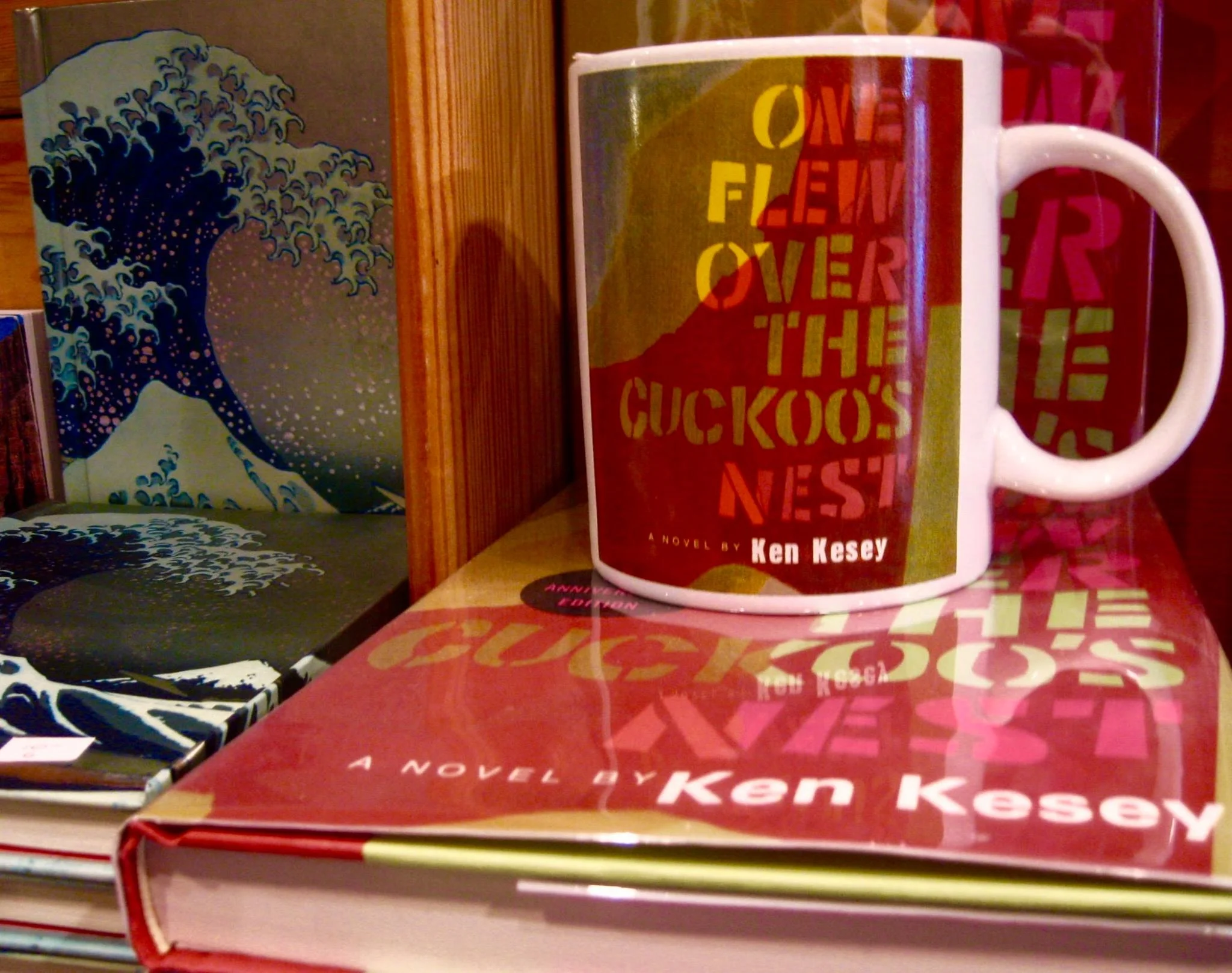 The 50th Anniversary Edition of One Flew Over the Cuckoo's Nest with its matching tea mug!