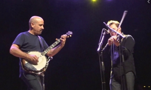 American Roots Master Tony Furtado, Fiddle Champ Luke Price and Todd Sickafoose on acoustic bass
