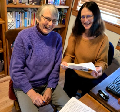 Booksigning, Local Co-Authors Pearl Wolfe and Evelyn Anderton, "Walk Out the Door"