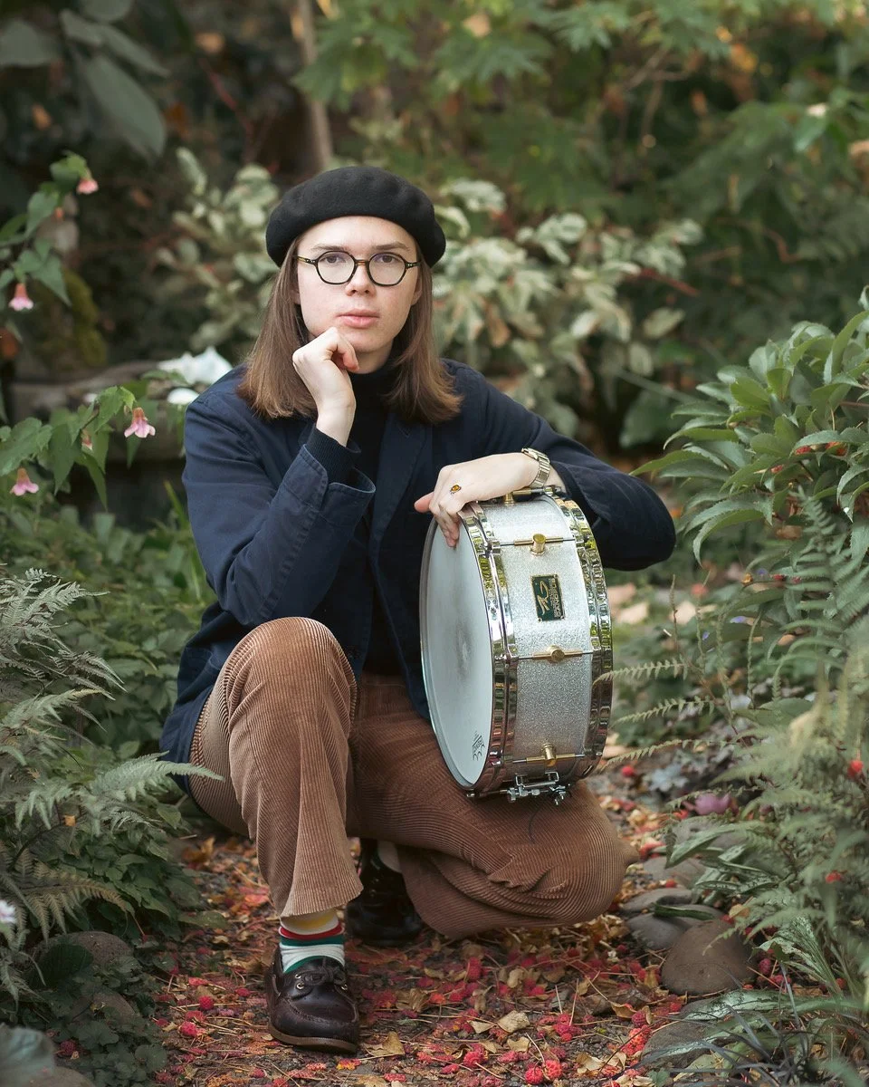 The Evan Furrow Trio, Featuring Olivia Fields, Saxophone; Robert Lassila, Double Bass; and Evan Furrow,  Percussion