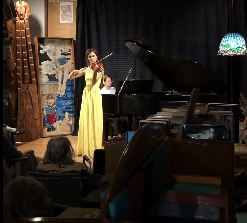Kara Eubanks, Violin, and Adam Whiting, Pianist: An Impromptu Hour of Magnificence 