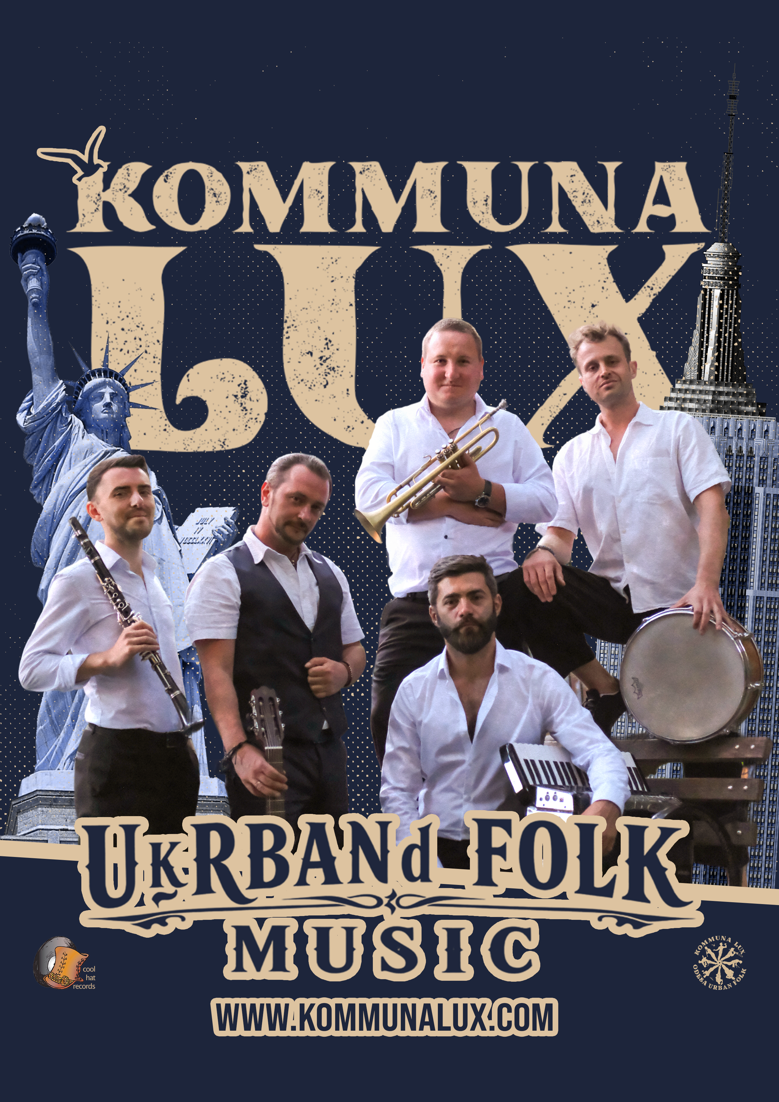 Kommuna Lux, Ukrainian Phenom, Klezmer, Balkan, and Urban Chanson Masters