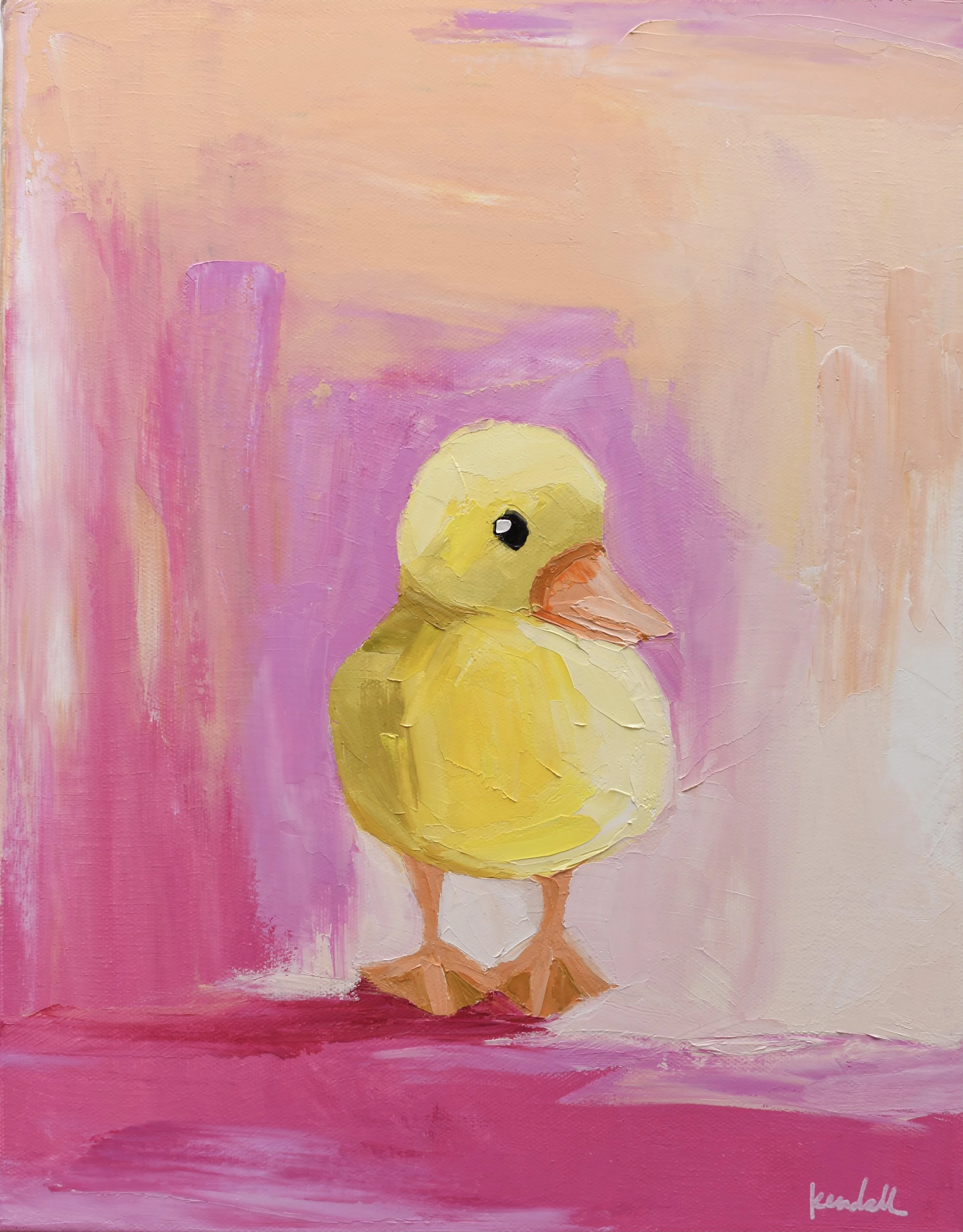 11 x 14 "Delightful Duckling"