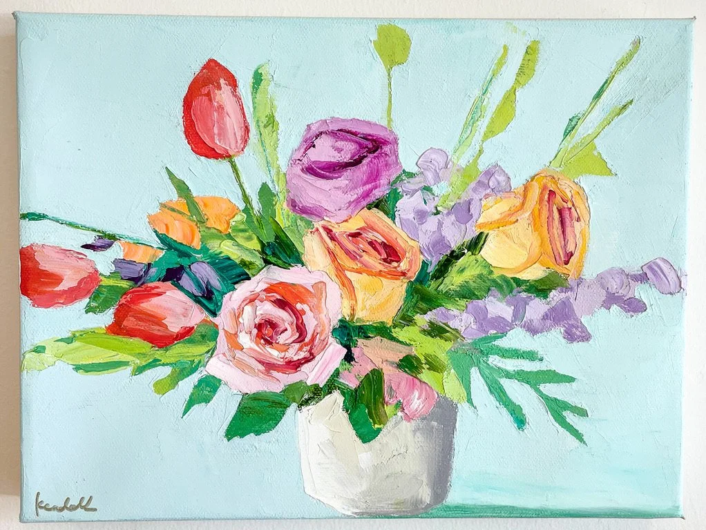 9 x 12 Summer Stems II