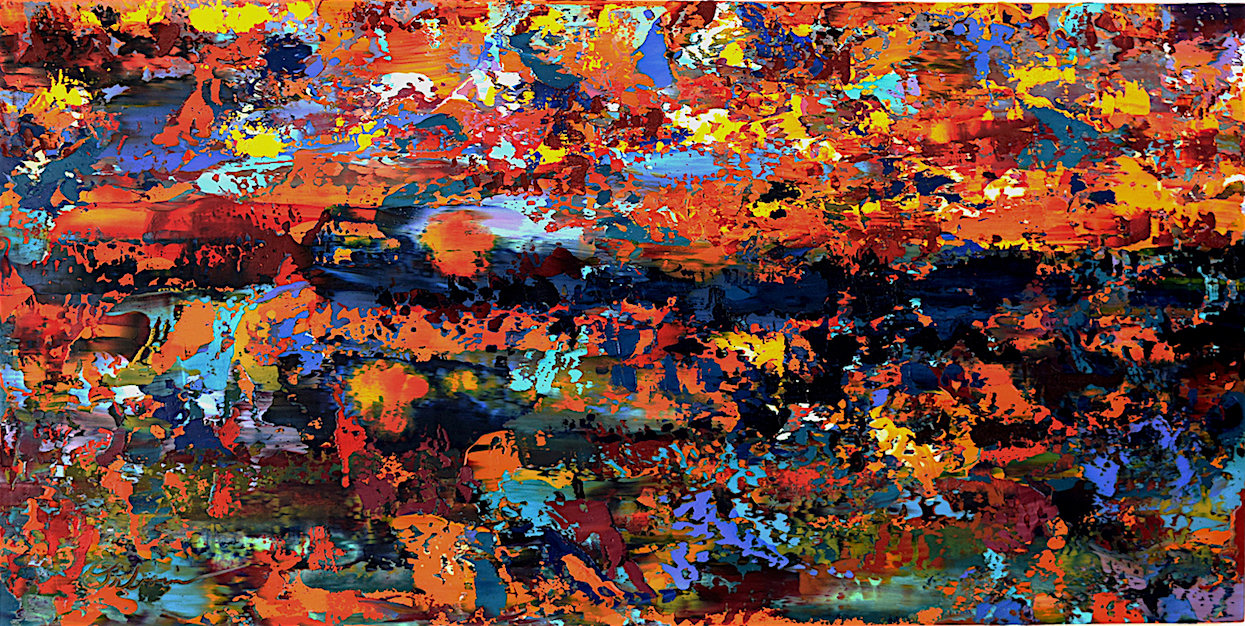 Terrestrial #2   acrylic on canvas  30" x 30"  2017