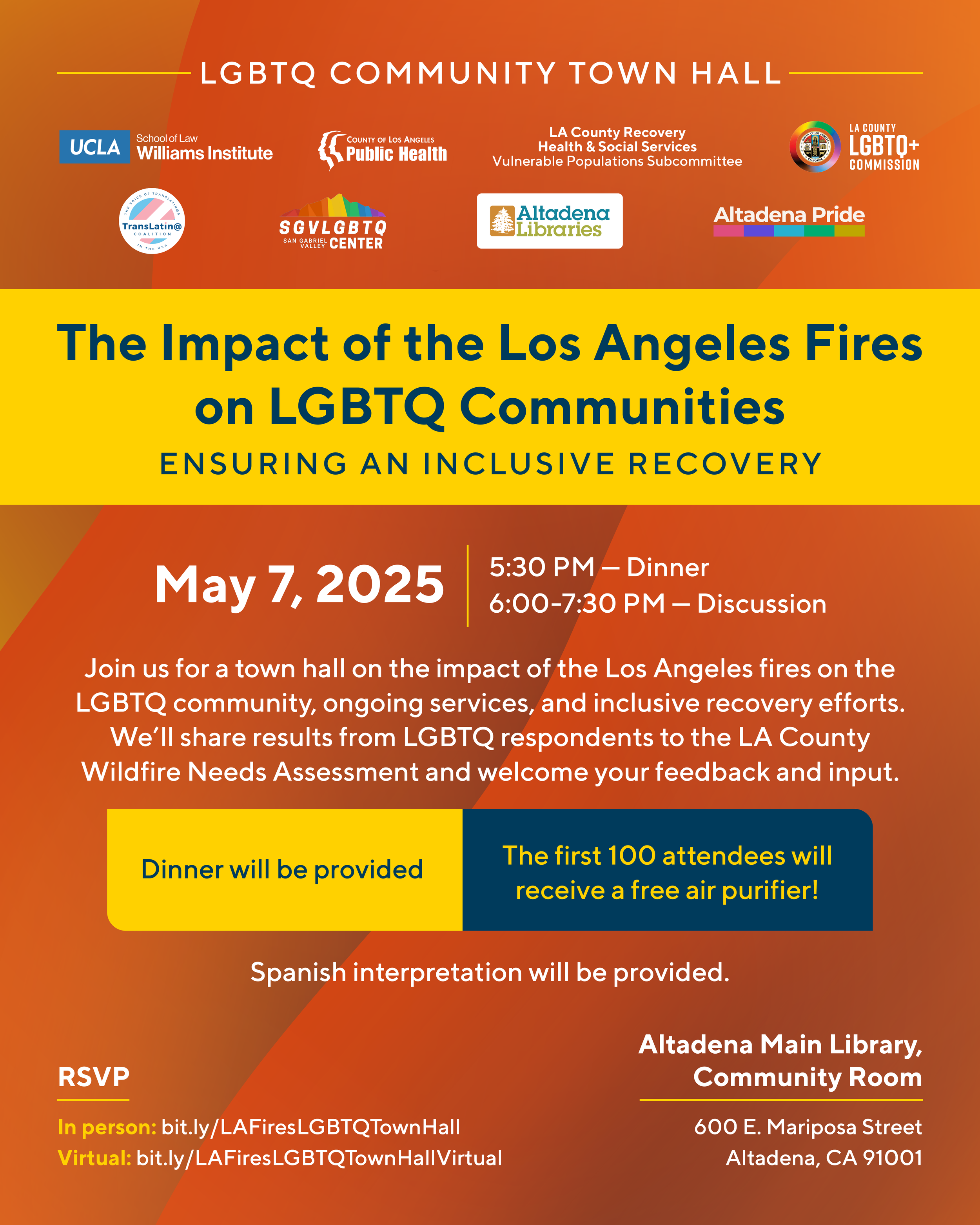 The Impact of the Los Angeles Fires on LGBTQ Communities TOWN HALL