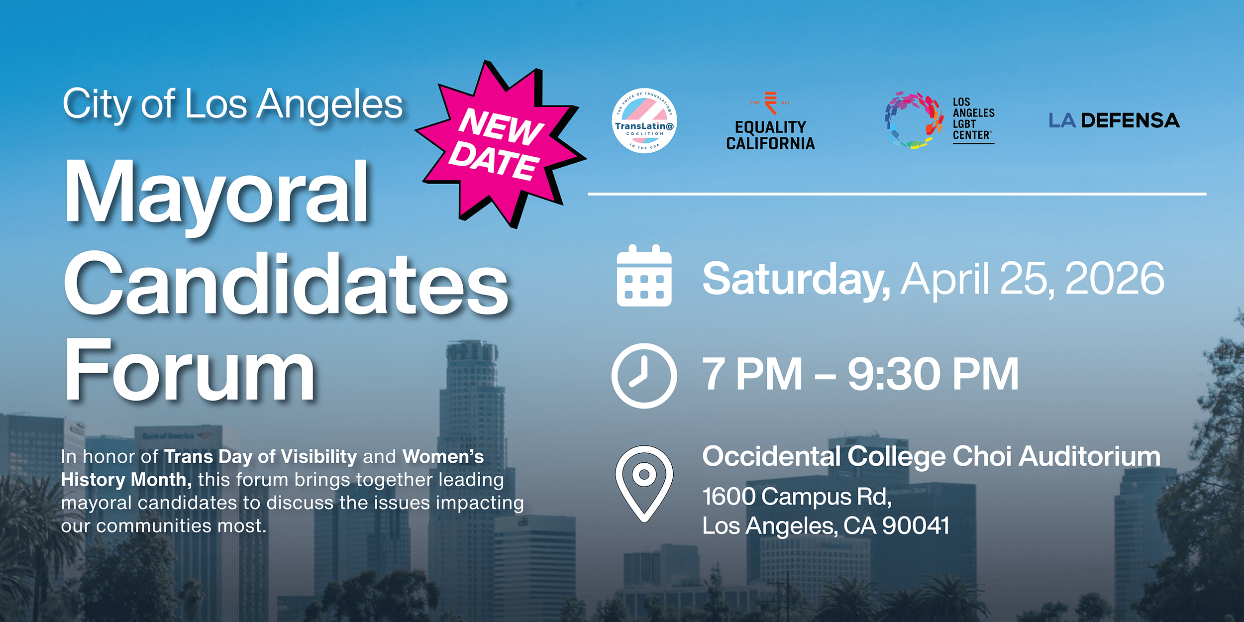 Los Angeles City Mayoral Candidates Forum