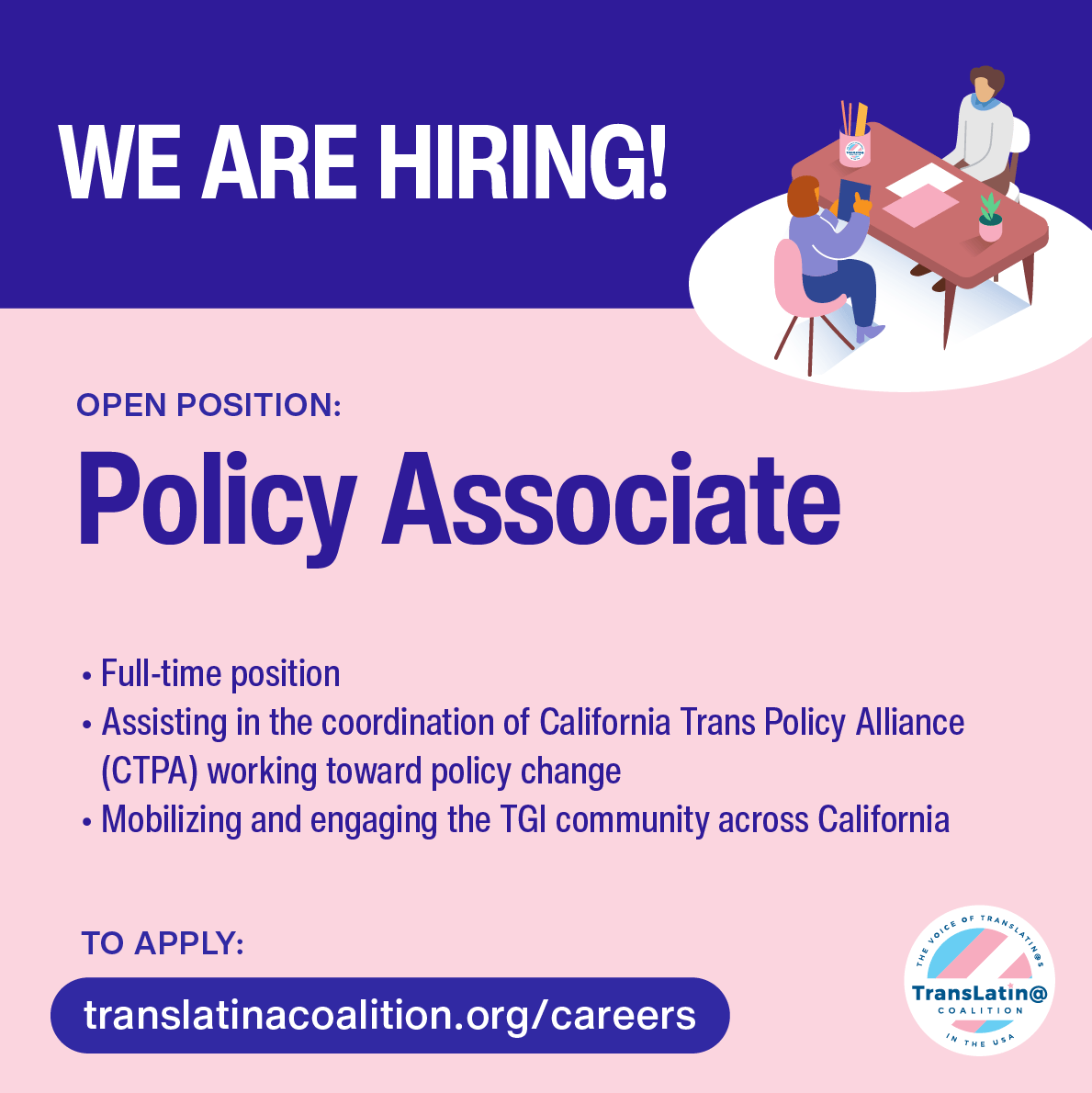 Job Listing: Apply for Policy Associate