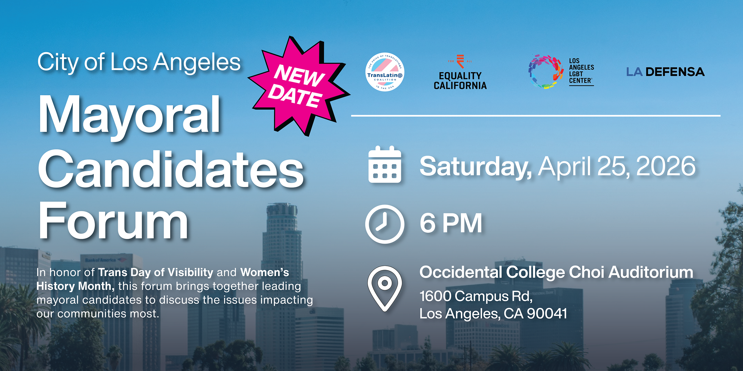 Los Angeles City Mayoral Candidates Forum