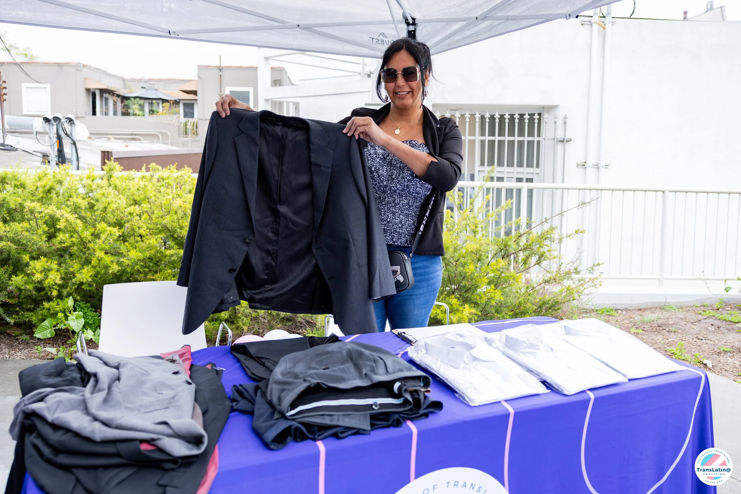 TLC provided professional attire so clothing would not become another barrier for job seekers.