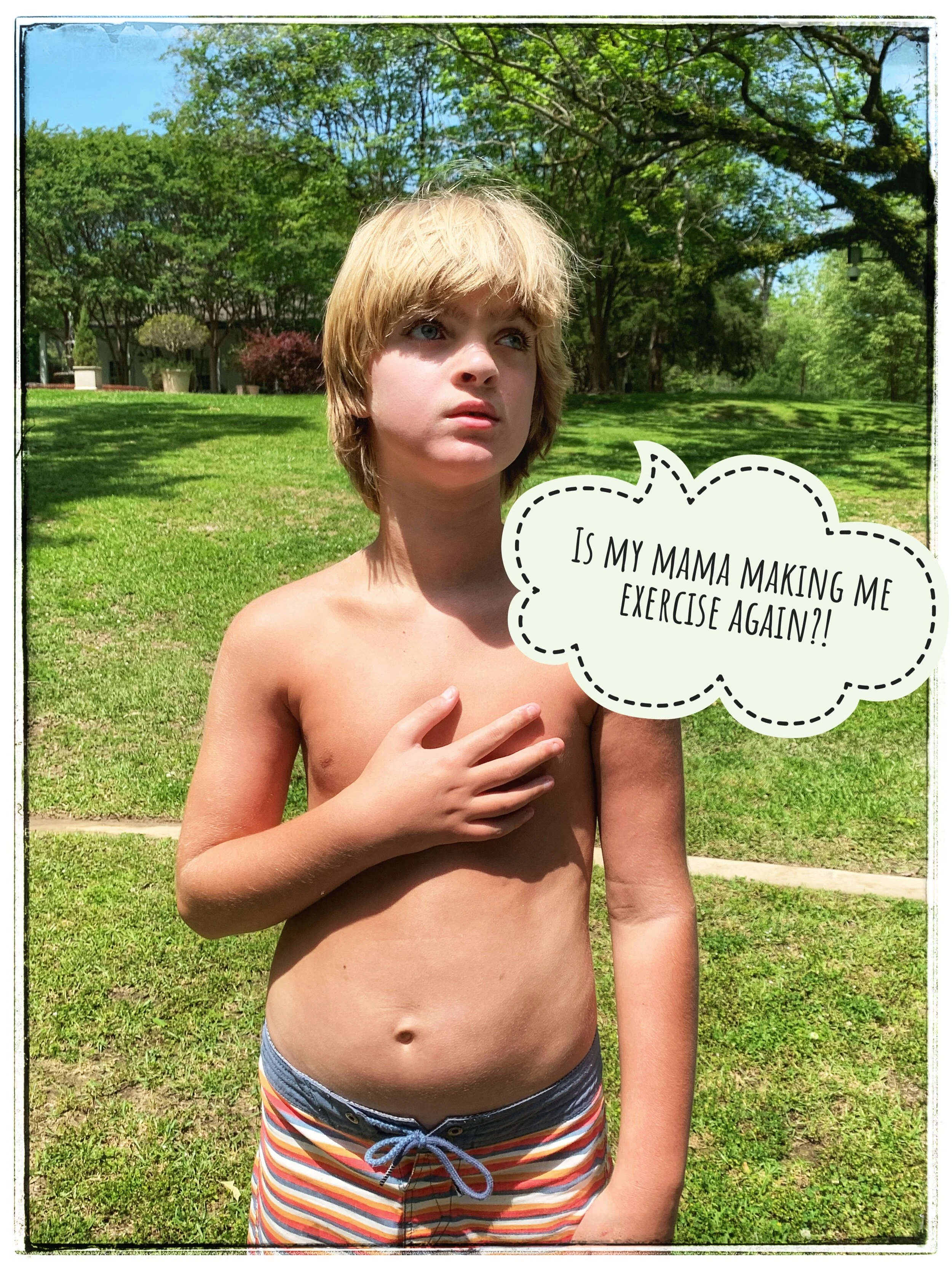 Exercise For My Autistic Boy