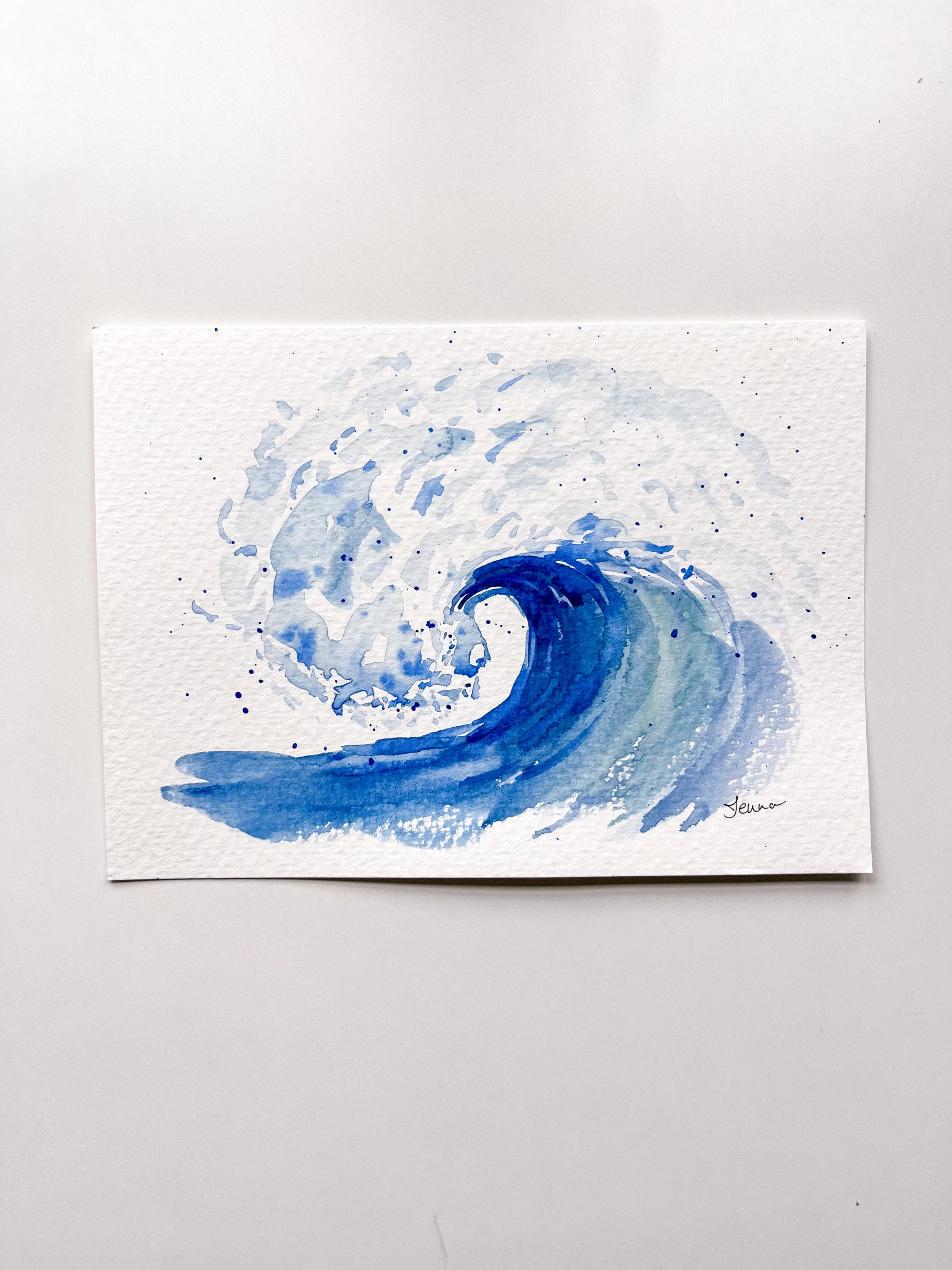 5x7" Original Wave Medium