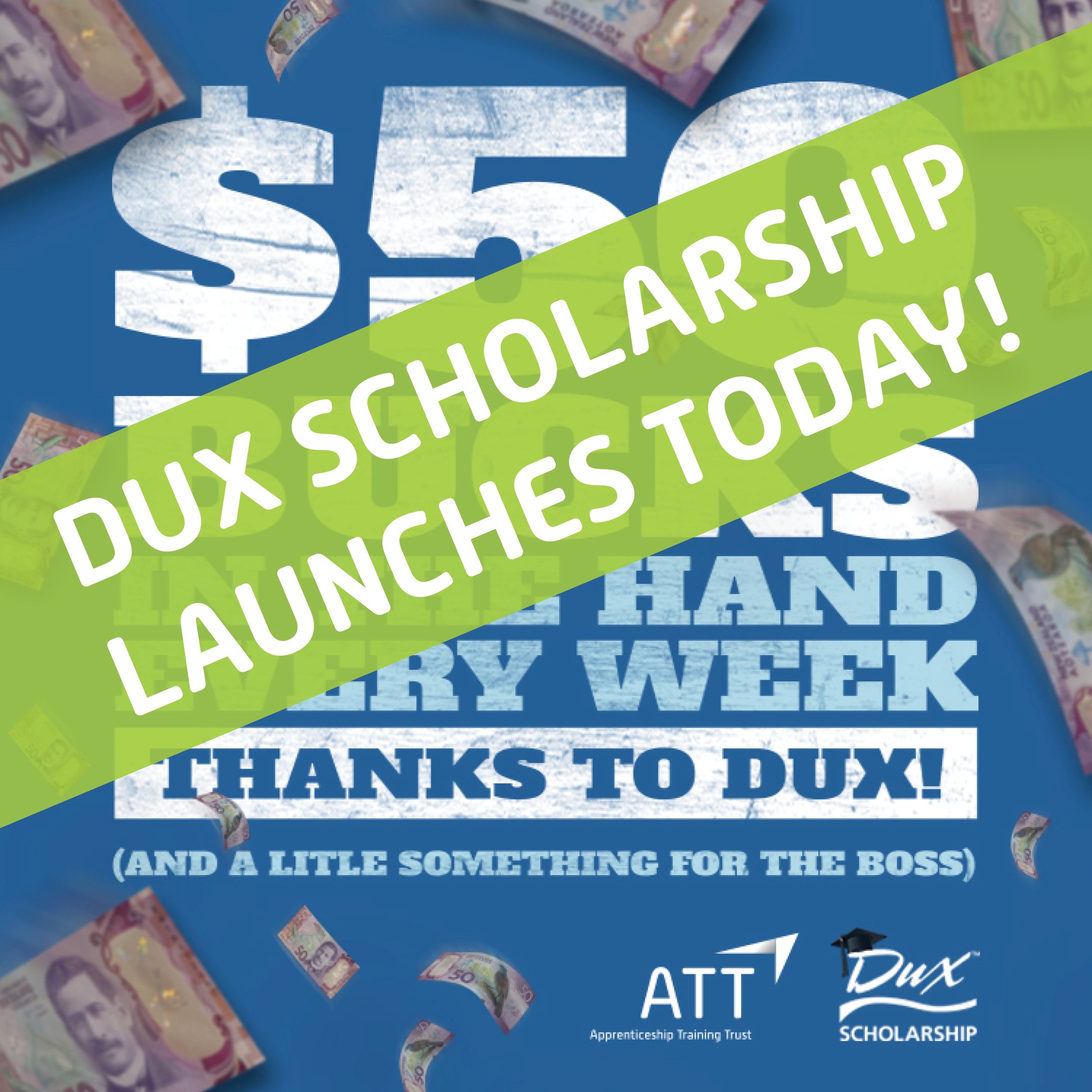 Dux scholarship for 2023 - officially launched! — ATT
