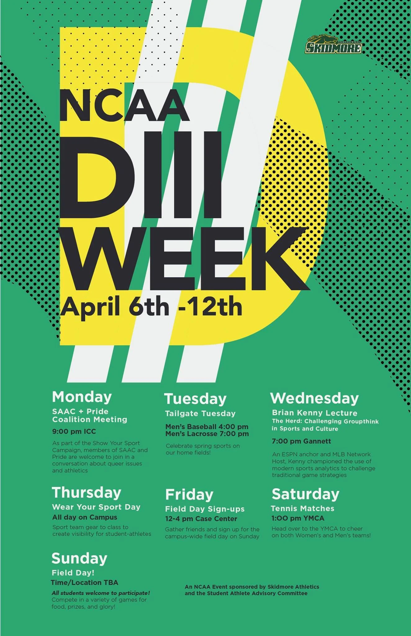DIII Week Poster, by Aria Goodman '15