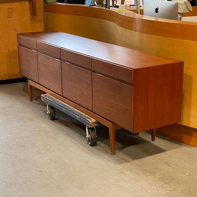 I didn&rsquo;t even get to take a good shot of this one before it #sold. It&rsquo;s all good though, if you&rsquo;re in the market- I have another one! #ibkofodlarsen #faarup &bull;
&bull;
&bull;
&bull;
#fairauctionco #danishmodern #teakcredenza #mod