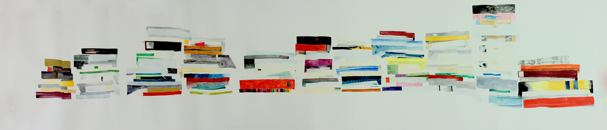 all the books on the shelf