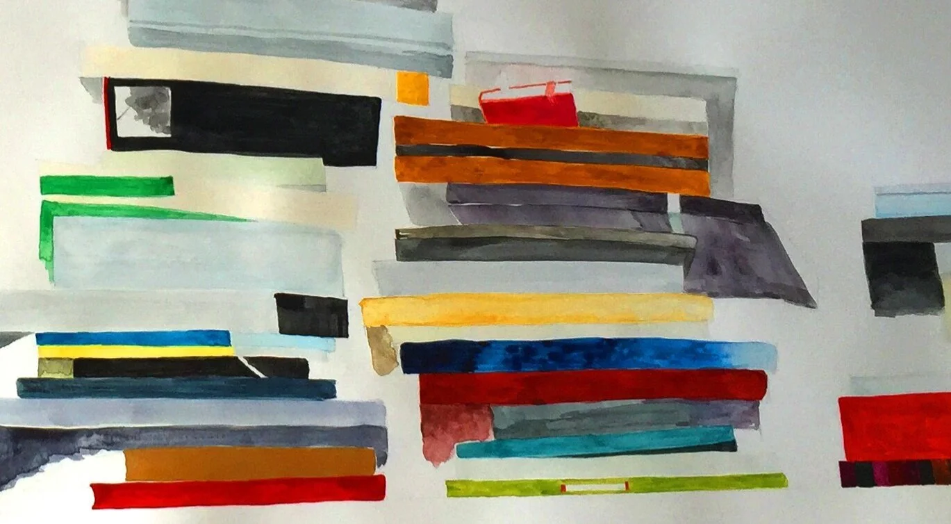 all the books on the shelf