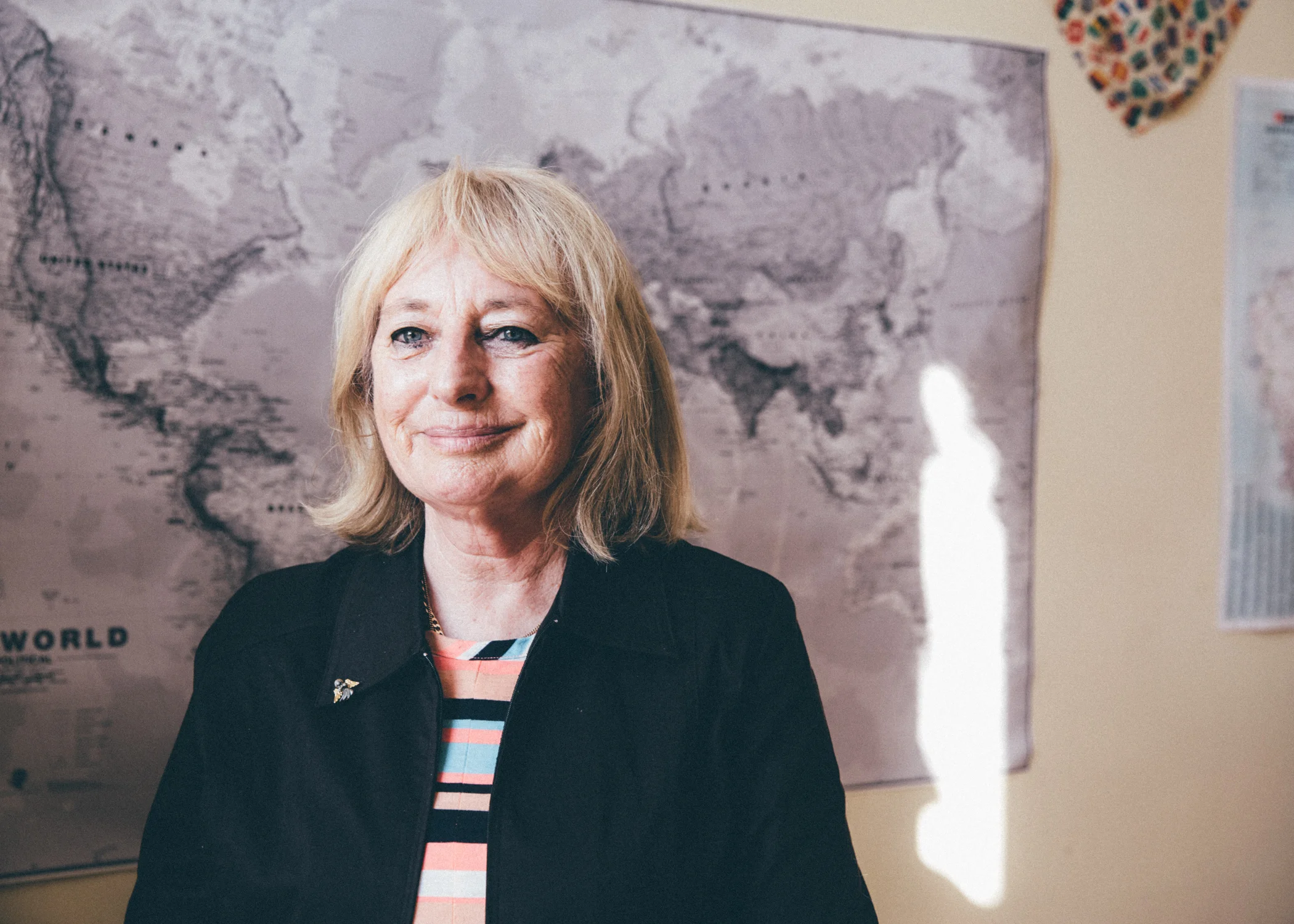 She just stayed there until I couldn't see her any more