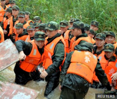 Deadly flooding in China
