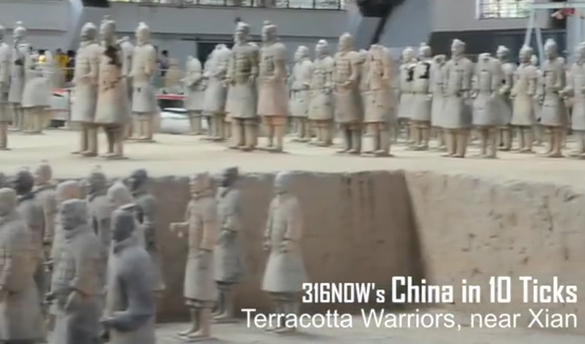 10 Ticks in China: Terracotta warriors near Xi'An