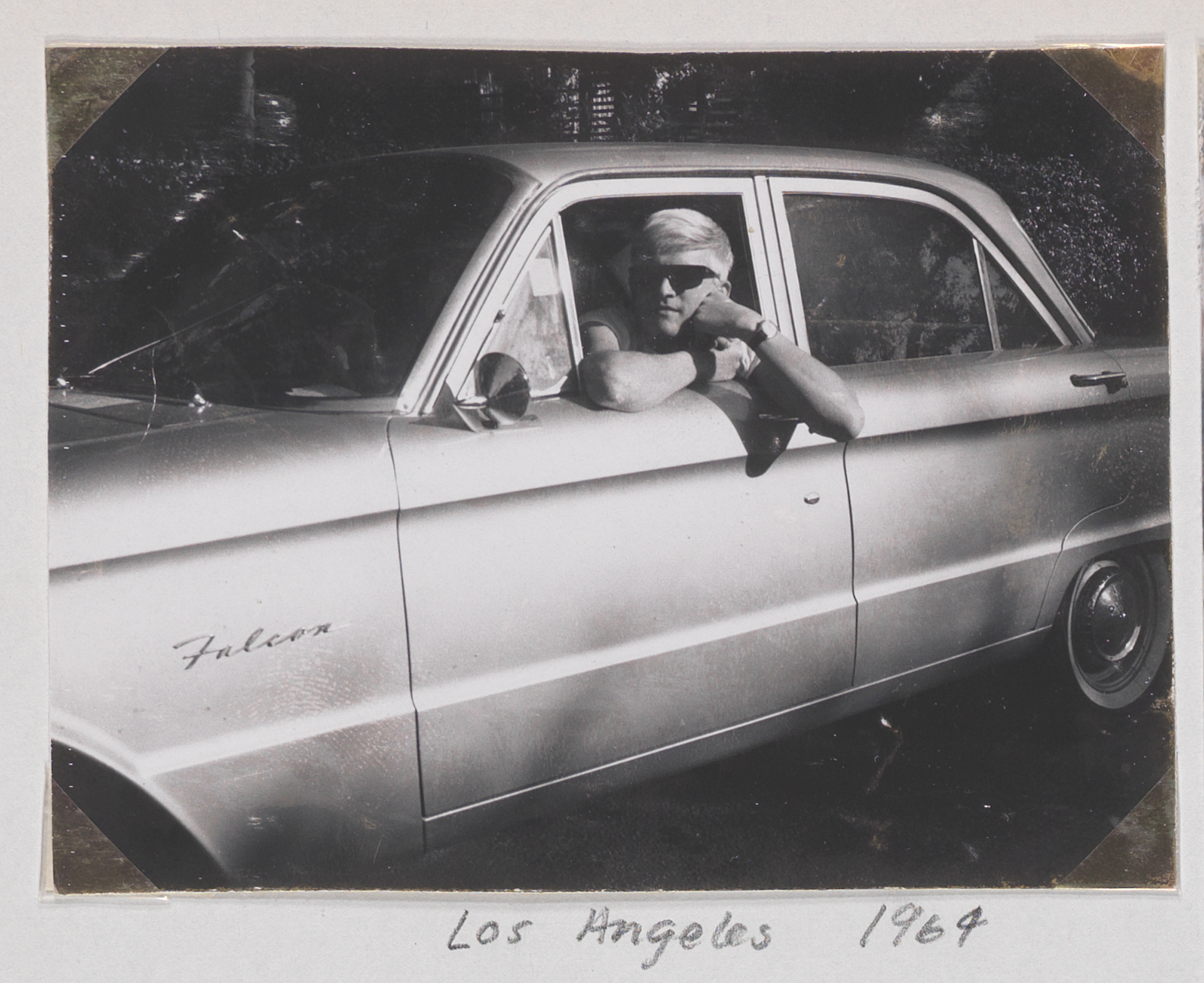 8. David's first car, Ford Falcom, Los Angeles, 1964.jpg