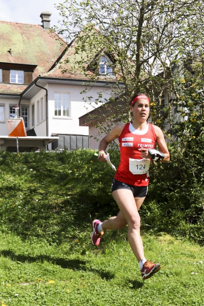 in azione al Testlauf sprint