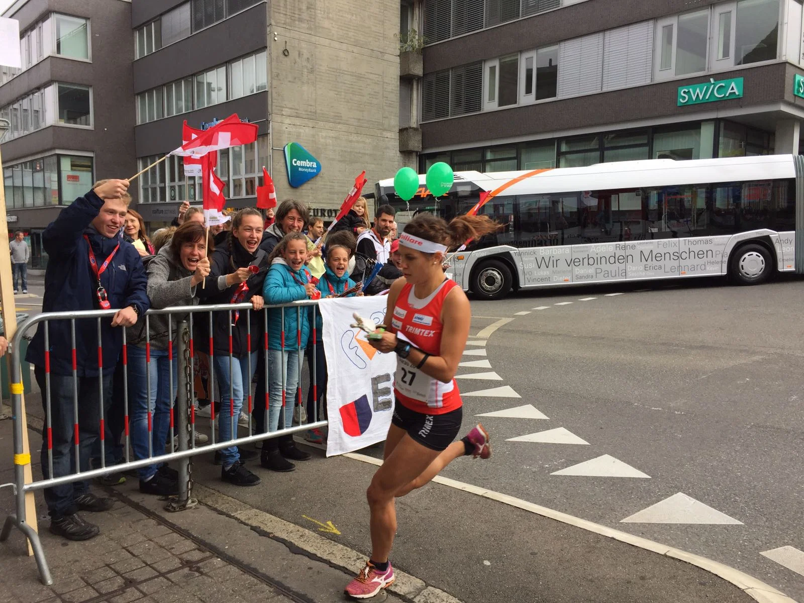 partenza sprint con tifo O-92