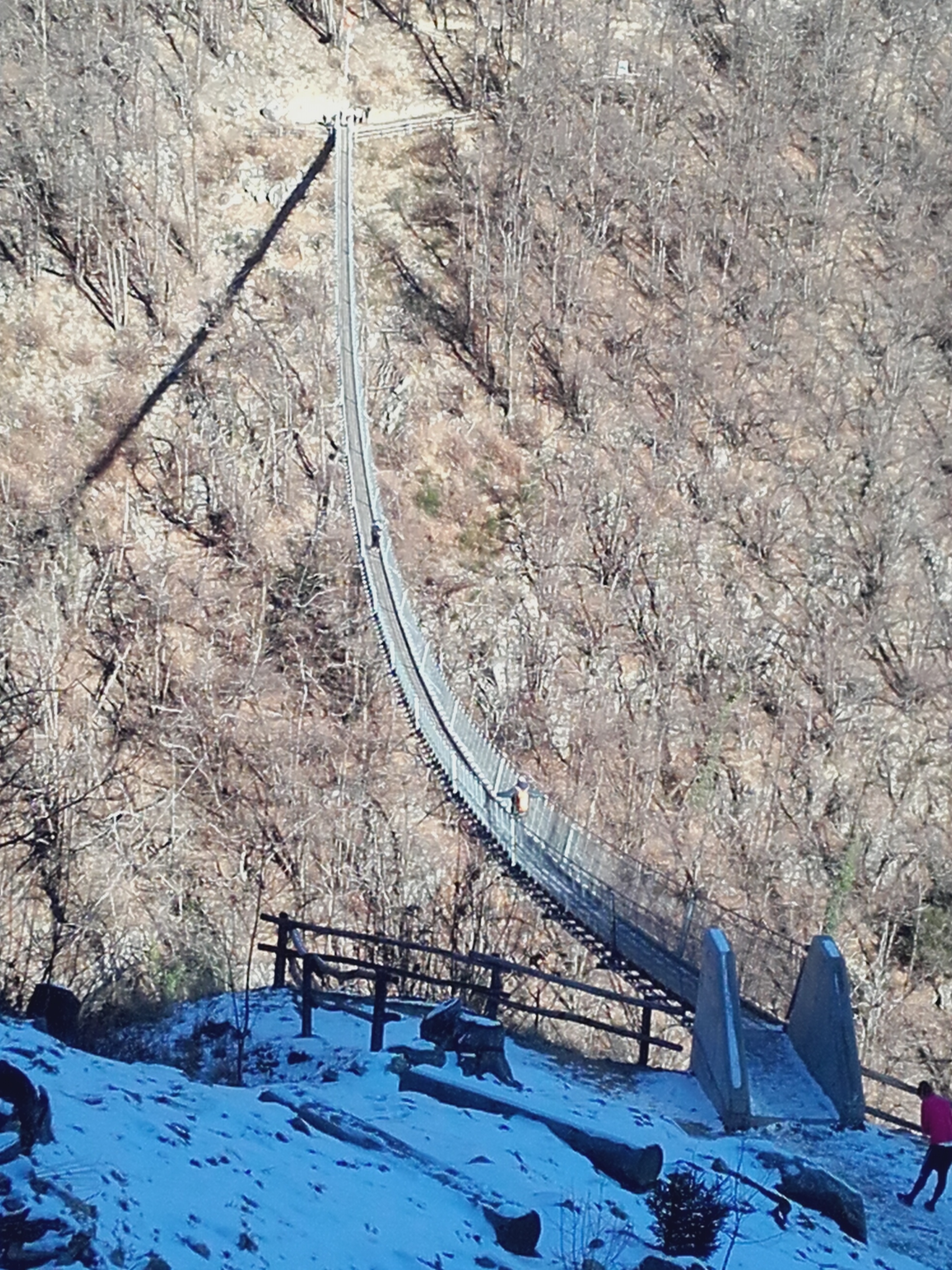 ponte tibetano! Tappa del Longjogg!