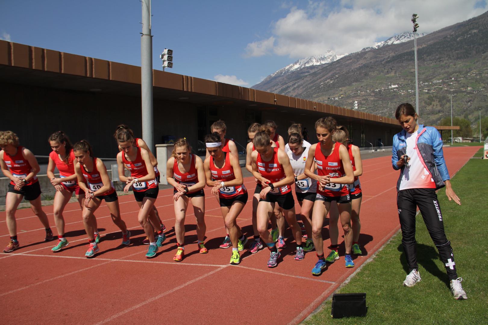 alla partenza del 3000m