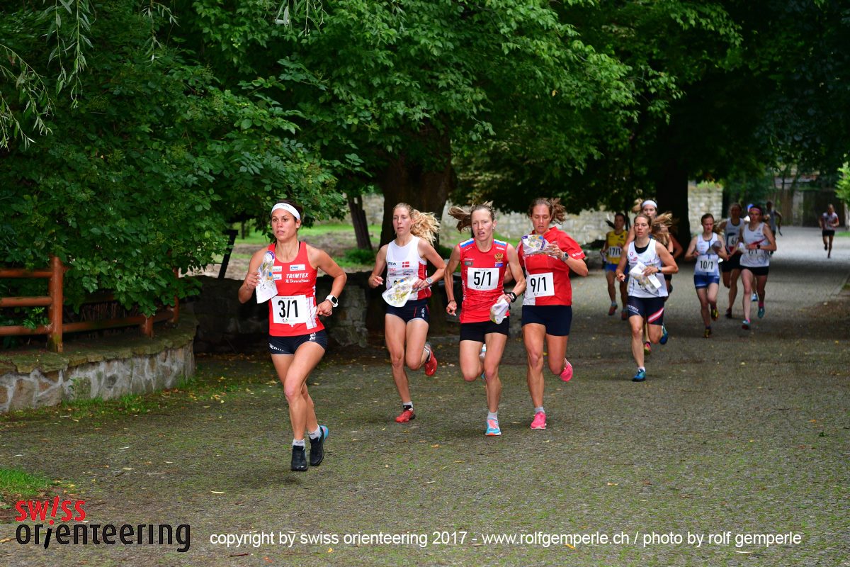 fase iniziale della sprint relay