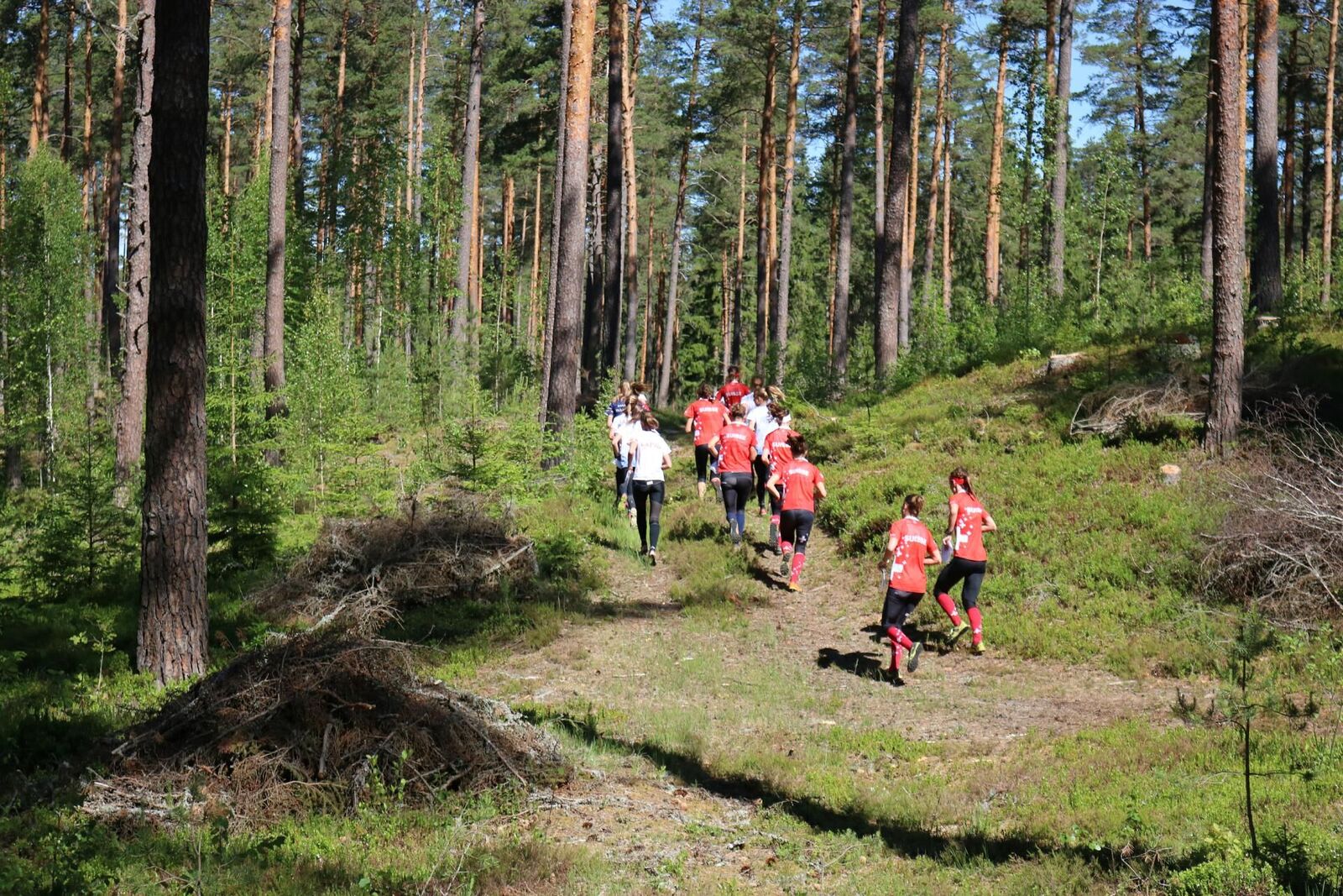 Massenstart allenamento staffetta con FIN, LAT e LIT