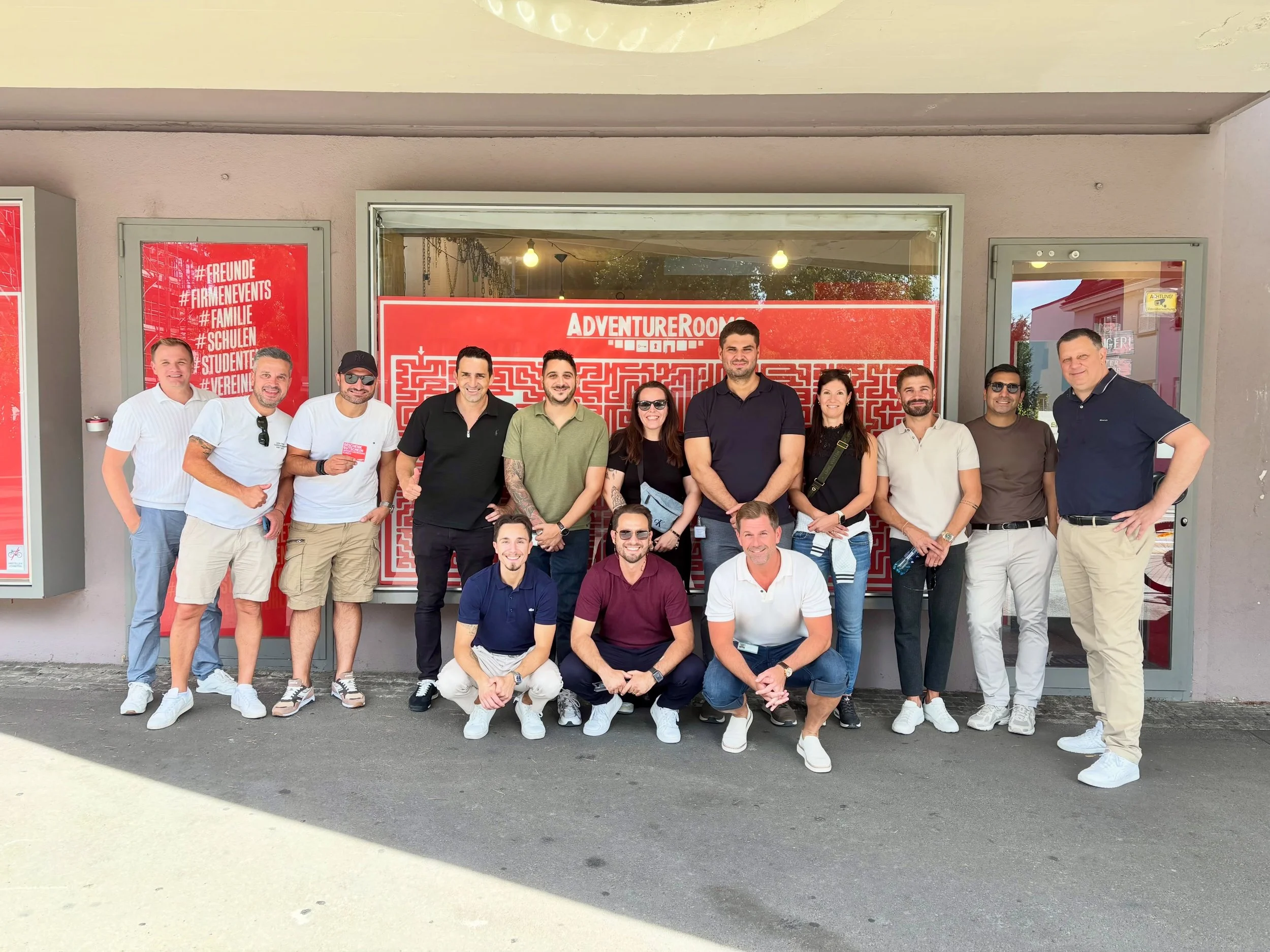 Missions + sch&ouml;nes Wetter☀️ = Erfolgsrezept f&uuml;r den n&auml;chsten TeamEvent🥳🎉

Vielen Dank f&uuml;rs Spielen! 🍀

#teamwork #sunnyday #missions #adventurerooms