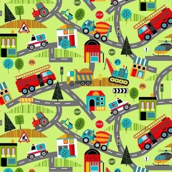 Around-Town-map-fabric-Hometown-Rochester-UK