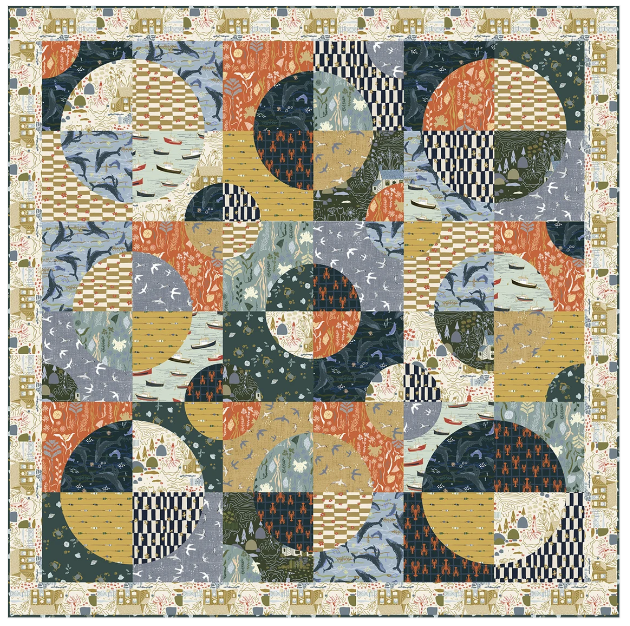 Rocky-coast-quilt-UK-quilt-shop-Hometown-Rochester