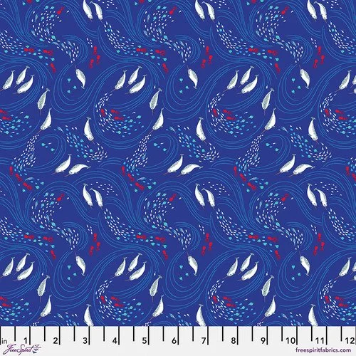 Polar-Seas-Narwhals-fabric-Freespirit-Hometown-Rochester-UK-quilt-shop