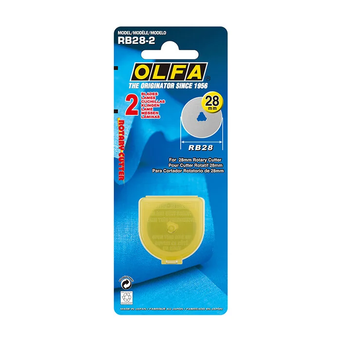 Olfa 28mm replacement rotary blades