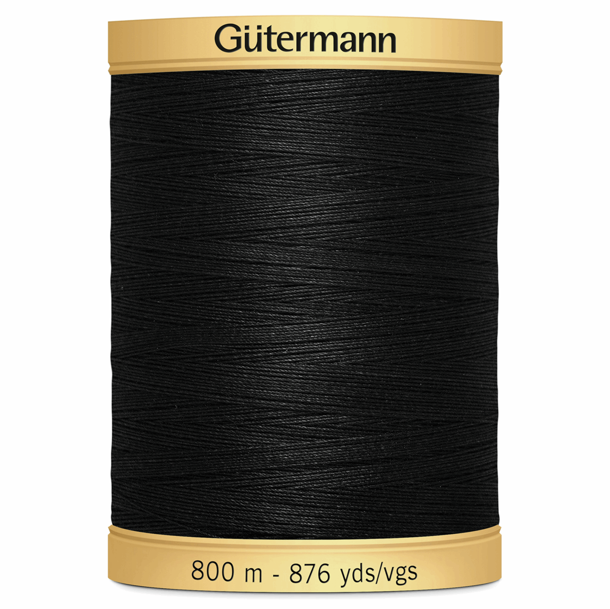Gutermann 800m black cotton thread UK